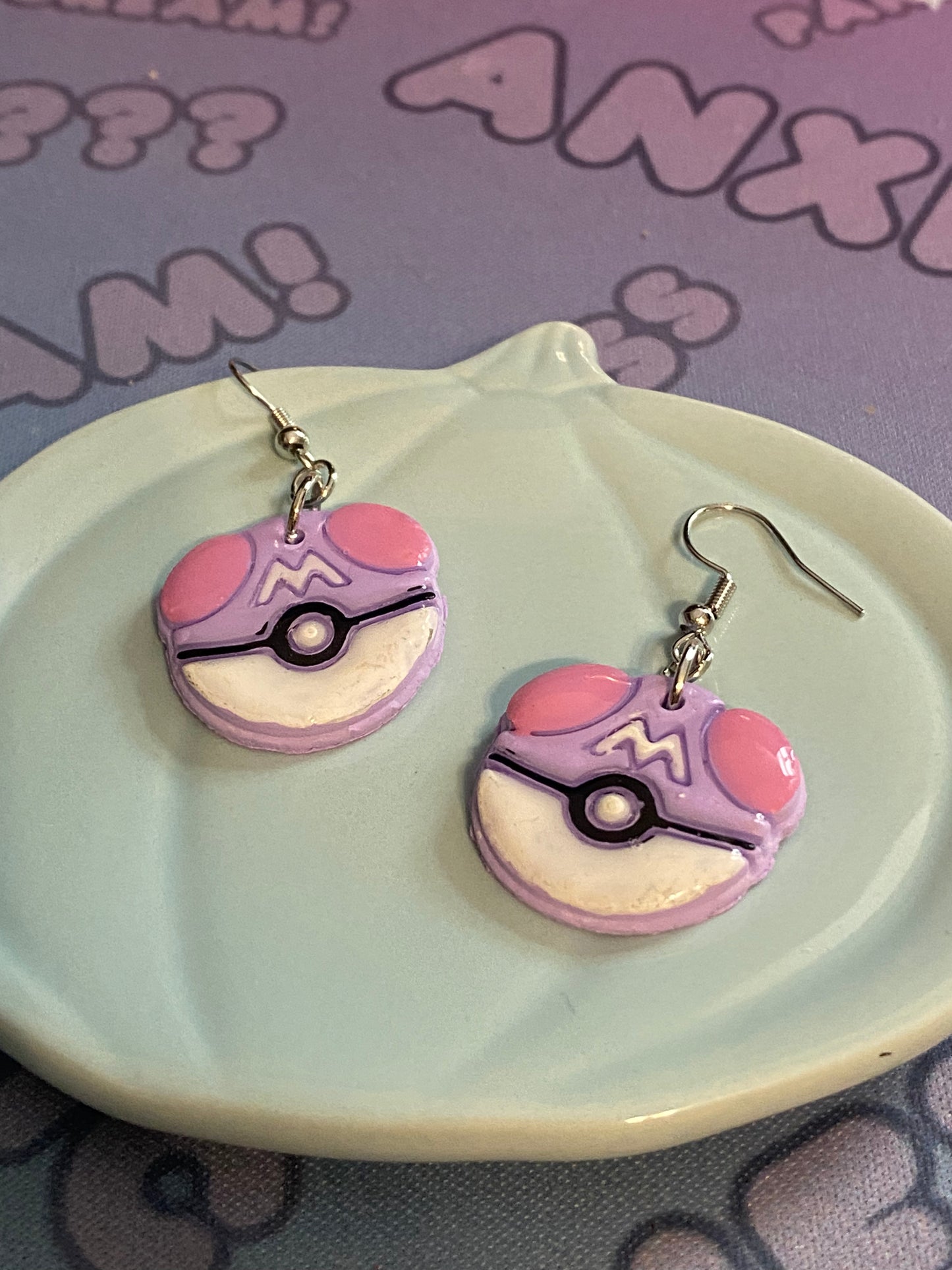 Catch Em All Ball M Earrings