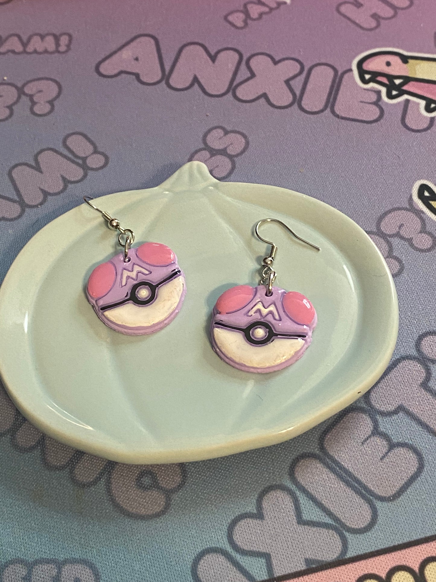 Catch Em All Ball M Earrings
