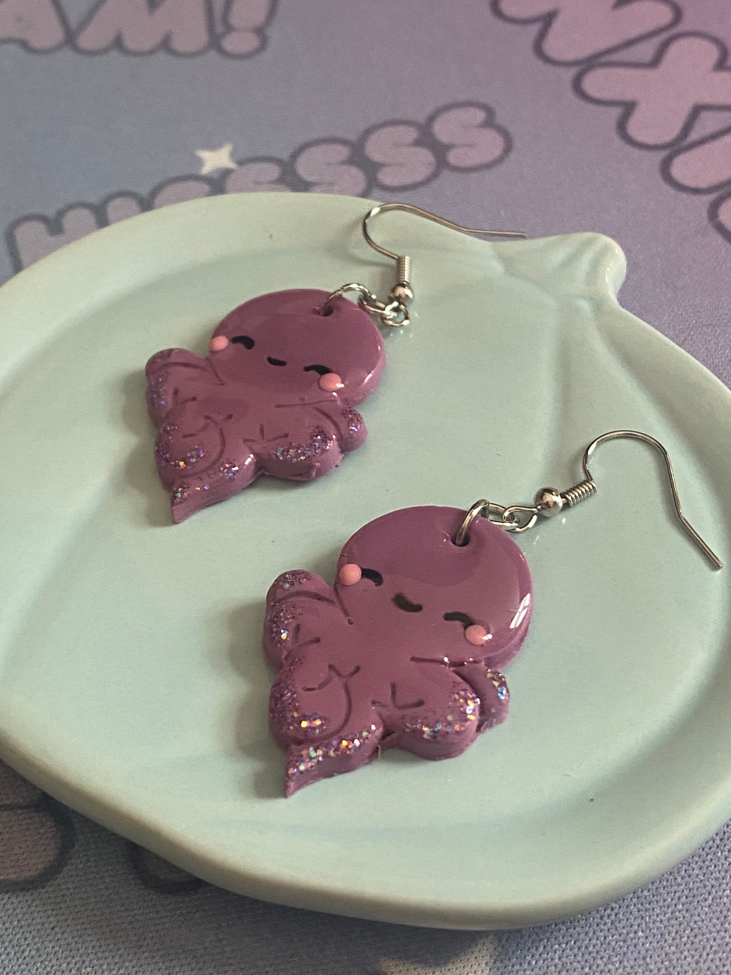 Kawaii Octopus Earrings