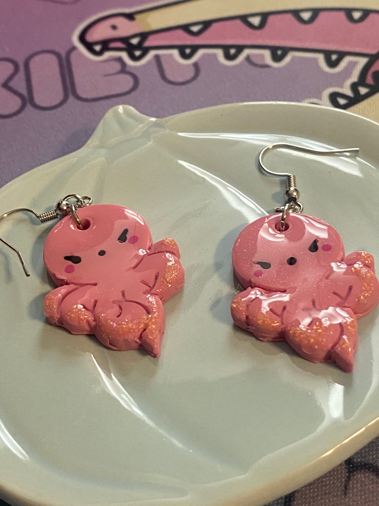 Kawaii Octopus Earrings