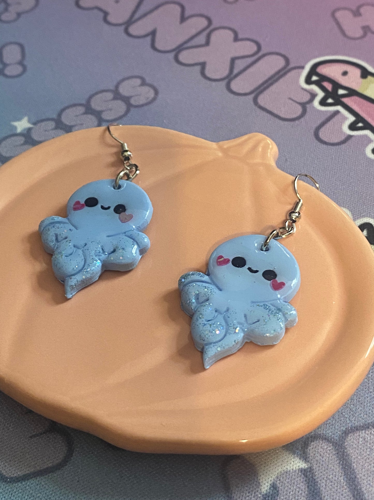 Kawaii Octopus Earrings