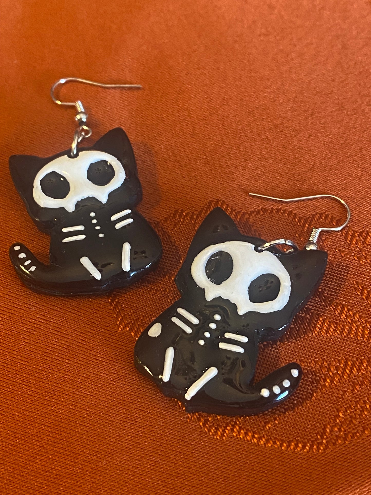 Halloween Polymer Clay Statement Earrings