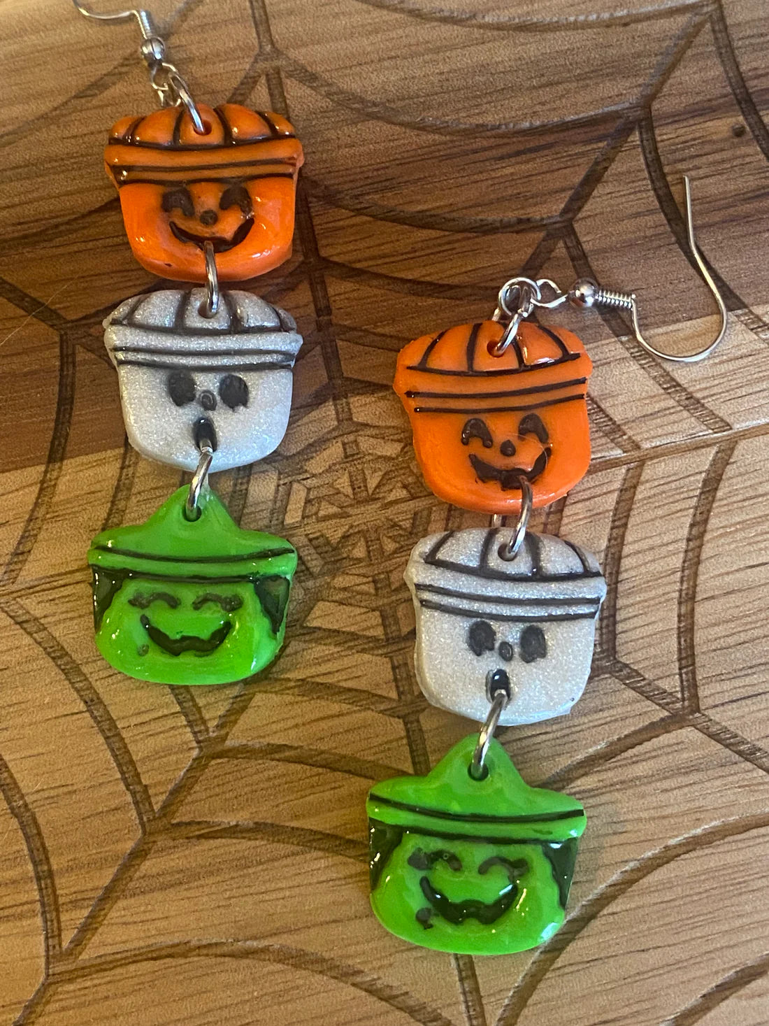 Halloween Polymer Clay Statement Earrings