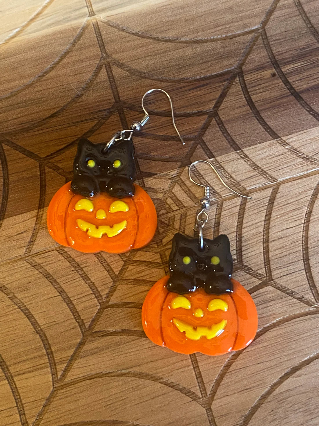 Halloween Polymer Clay Statement Earrings