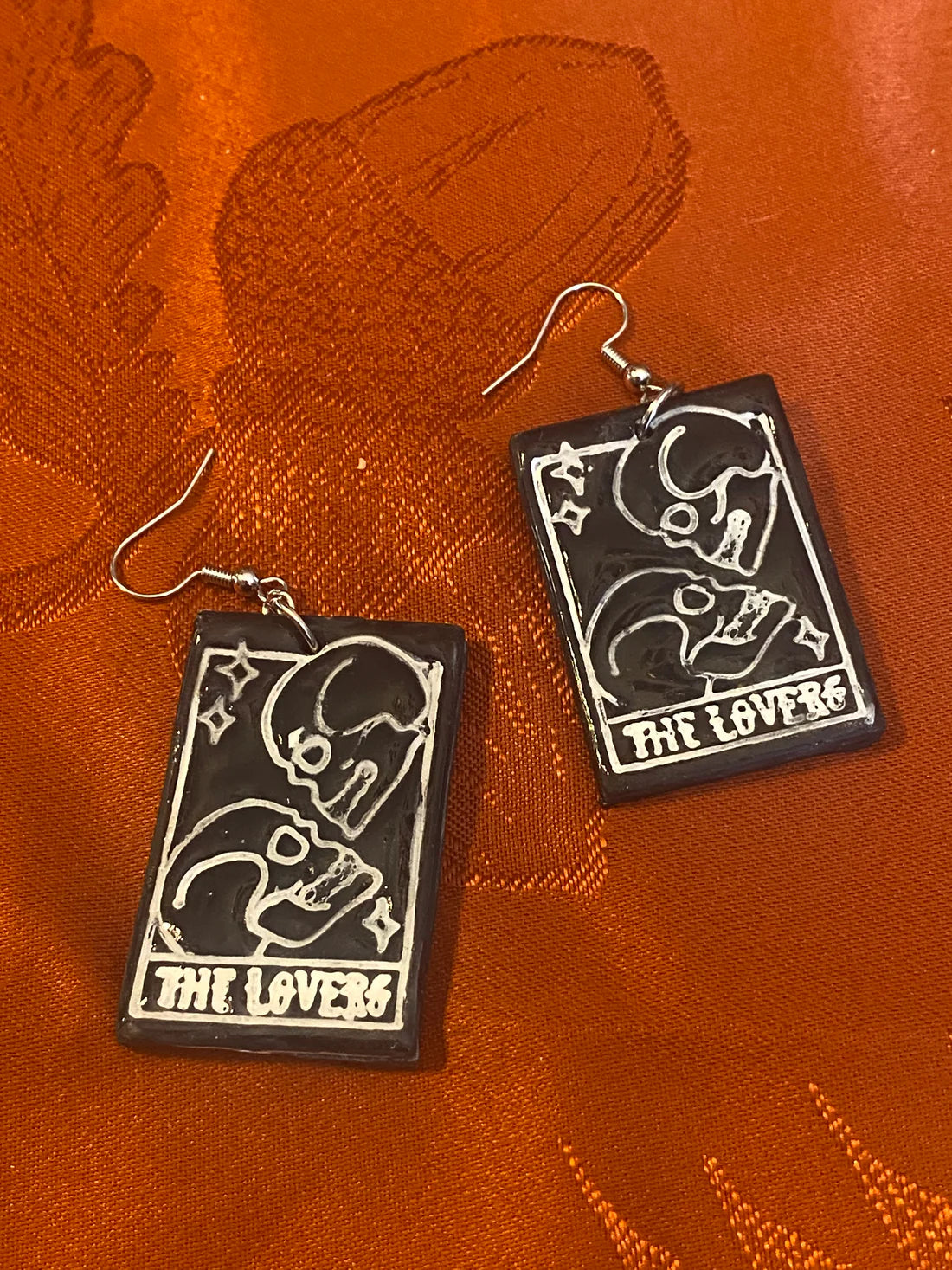 Halloween Polymer Clay Statement Earrings