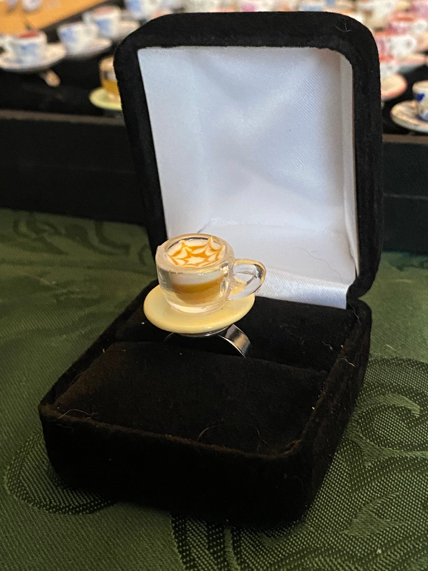 Fancy Tea Cup Ring