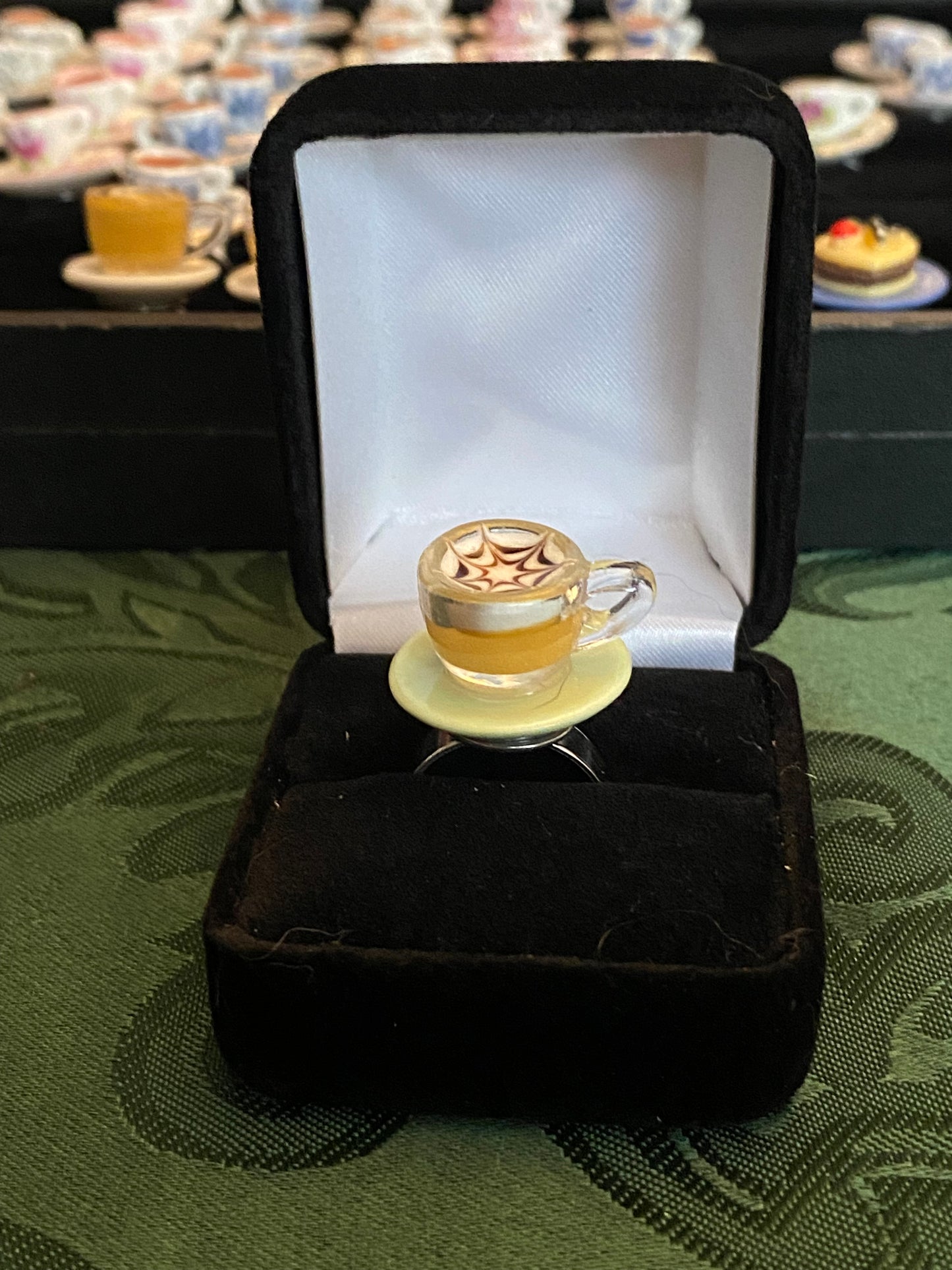 Fancy Tea Cup Ring