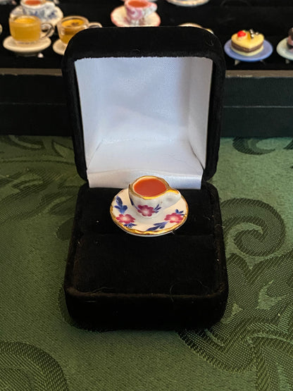 Fancy Tea Cup Ring