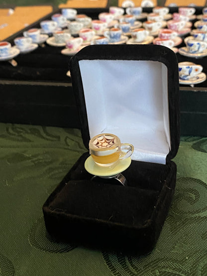 Fancy Tea Cup Ring