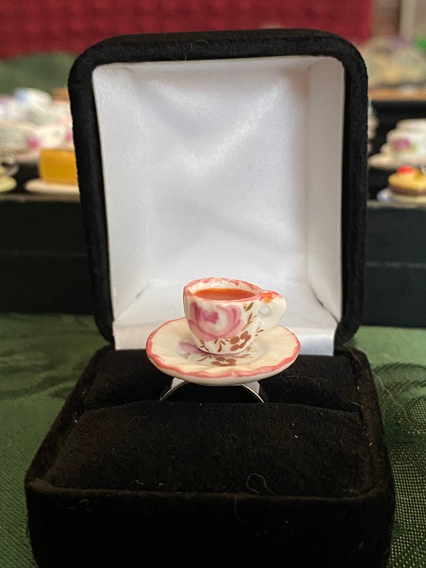 Fancy Tea Cup Ring