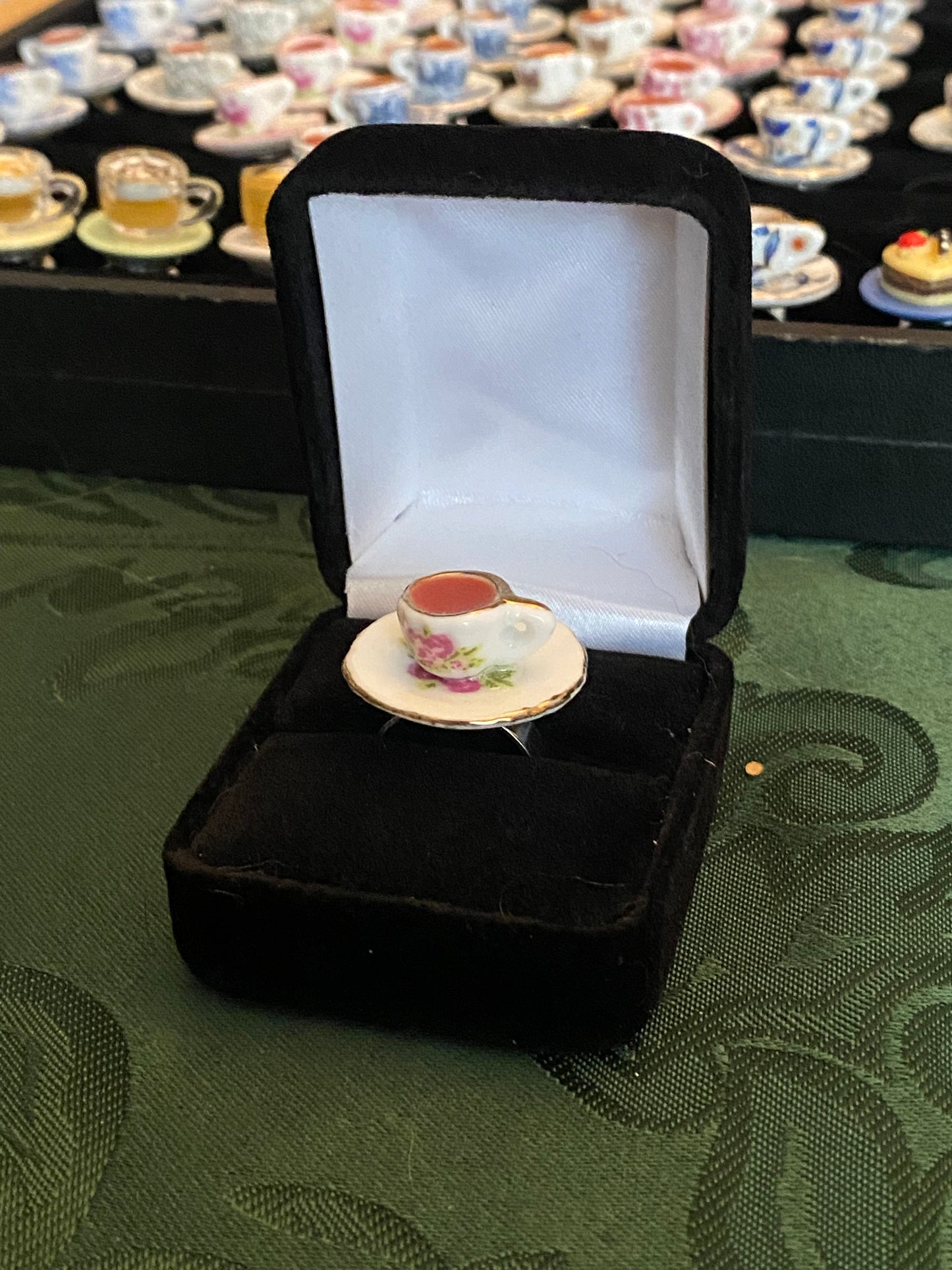 Fancy Tea Cup Ring