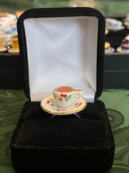 Fancy Tea Cup Ring