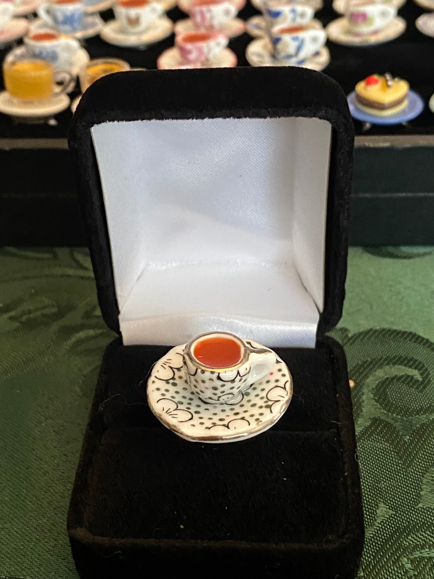 Fancy Tea Cup Ring