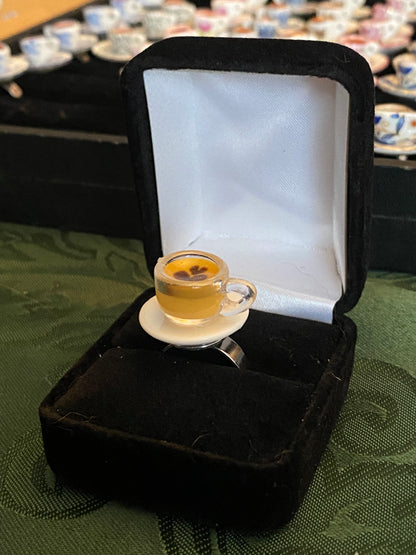 Fancy Tea Cup Ring