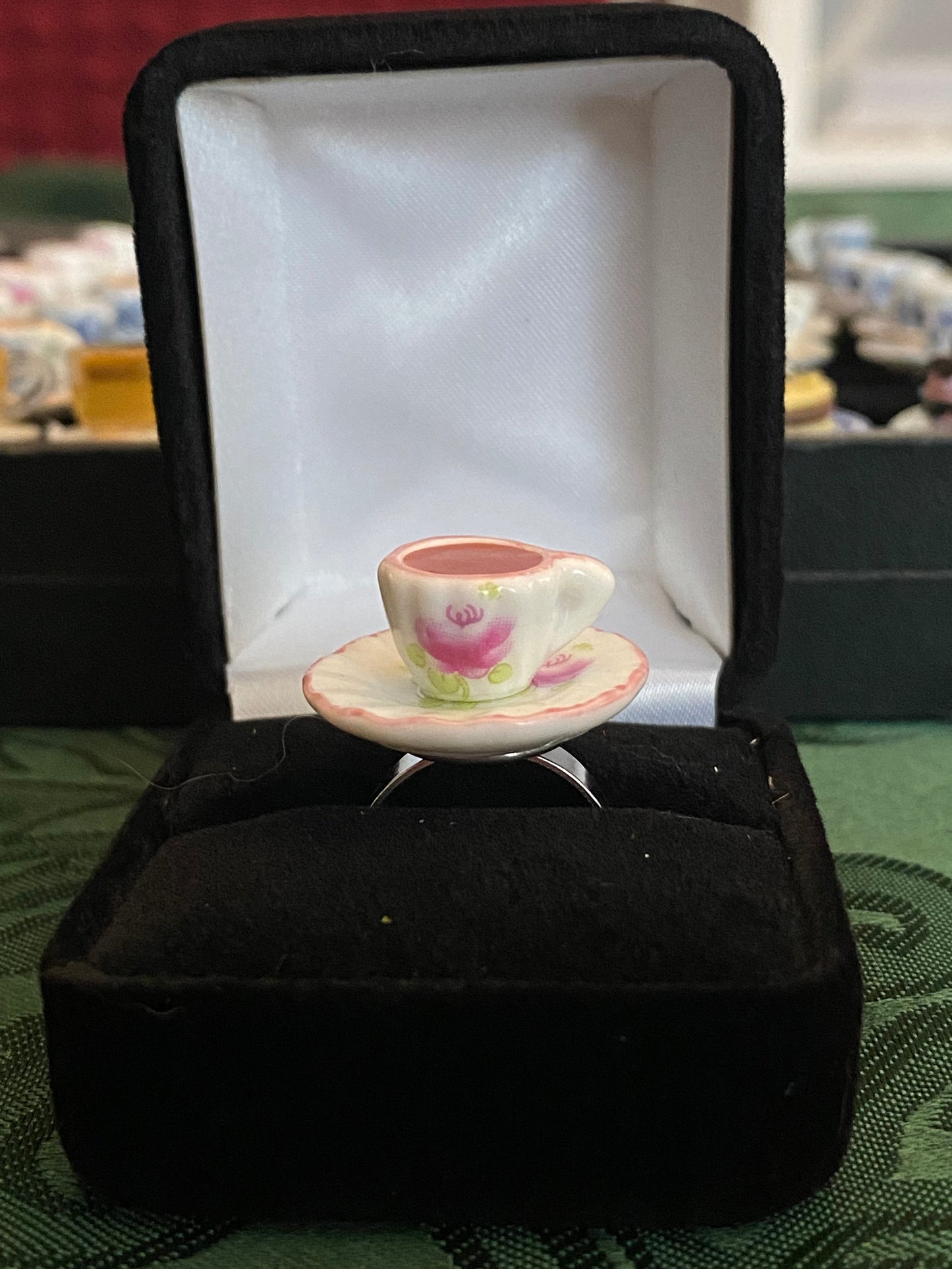 Fancy Tea Cup Ring