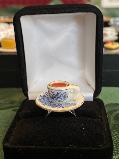 Fancy Tea Cup Ring