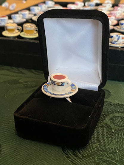 Fancy Tea Cup Ring