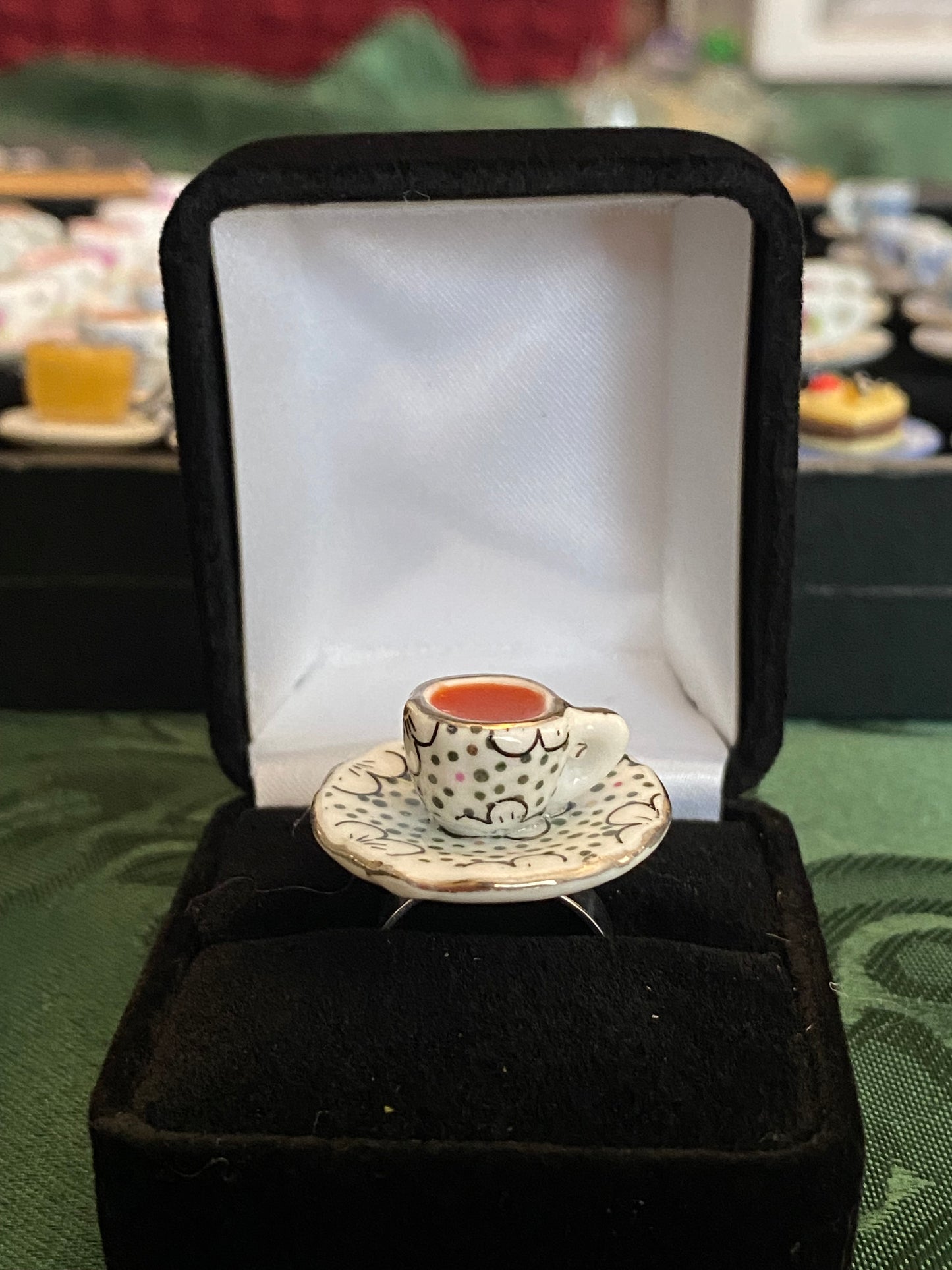 Fancy Tea Cup Ring