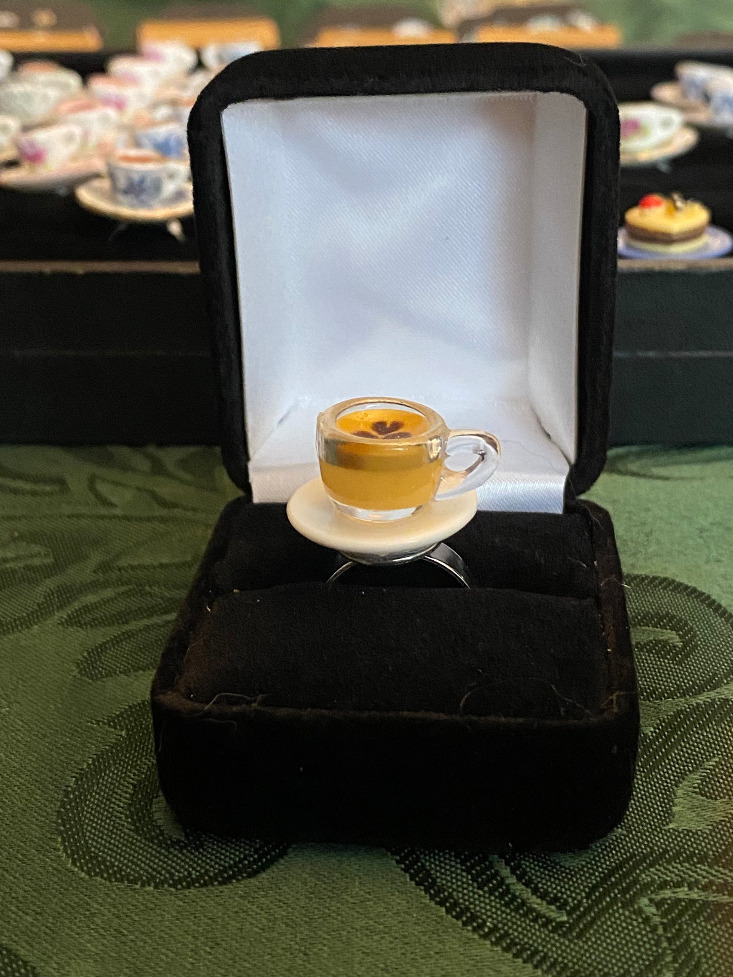 Fancy Tea Cup Ring