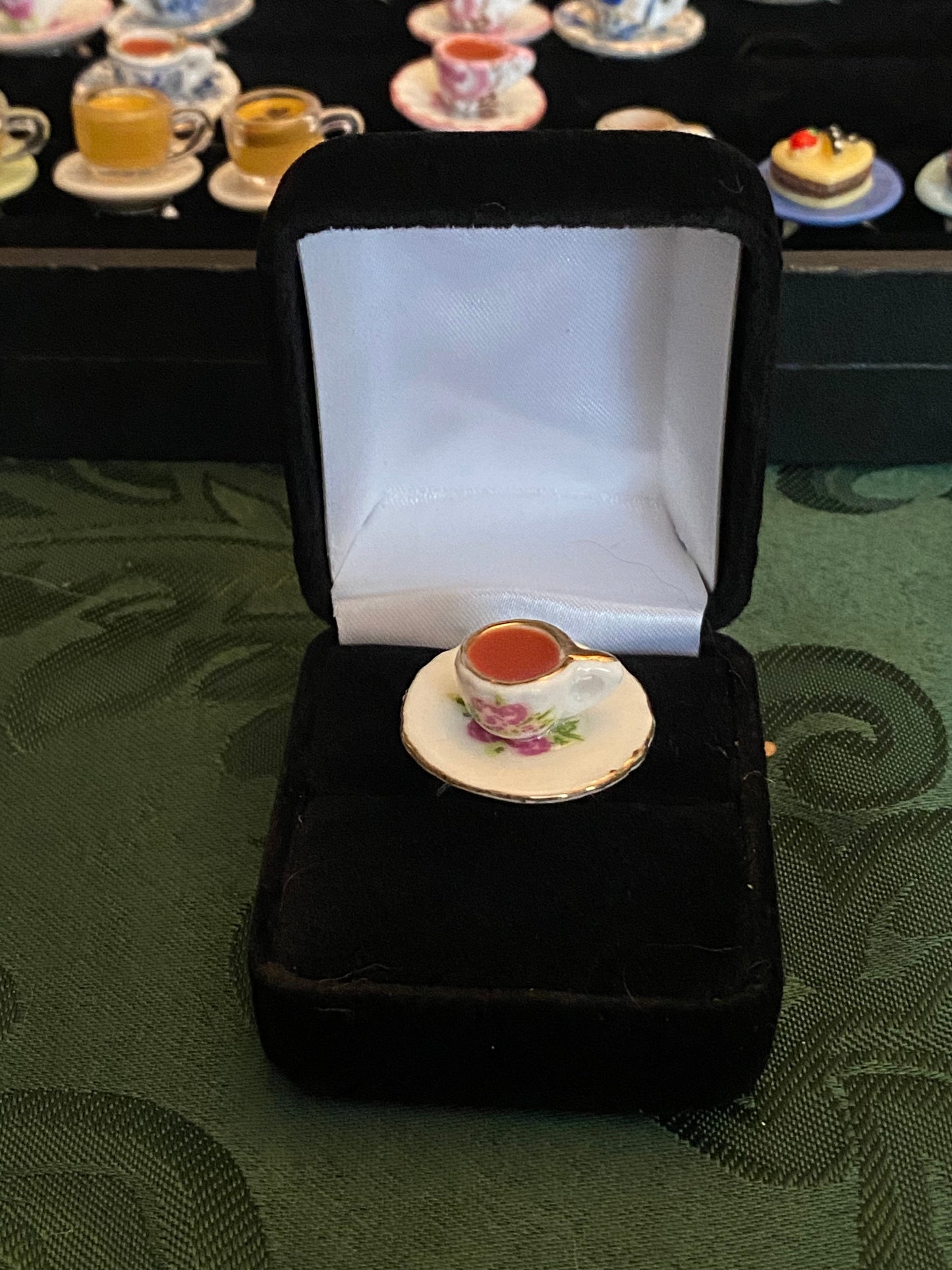 Fancy Tea Cup Ring