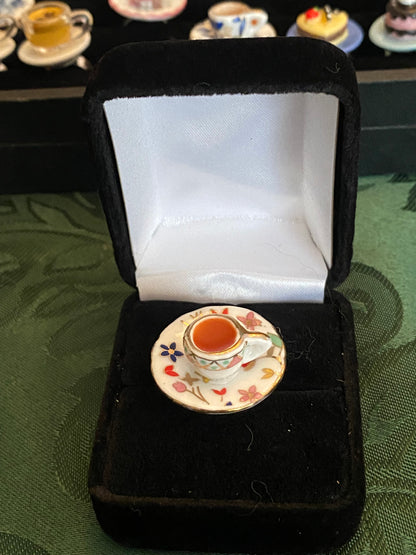 Fancy Tea Cup Ring