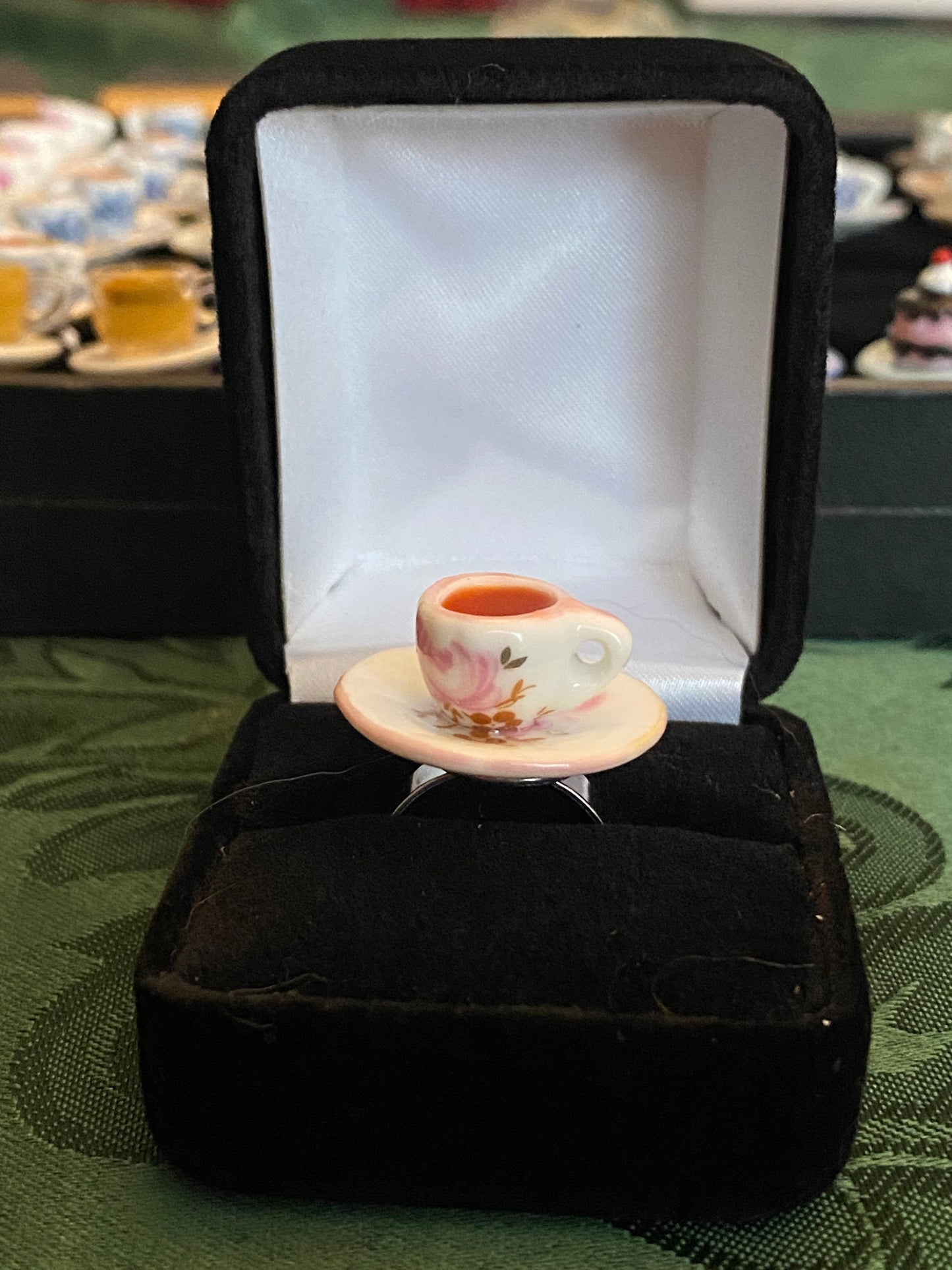 Fancy Tea Cup Ring