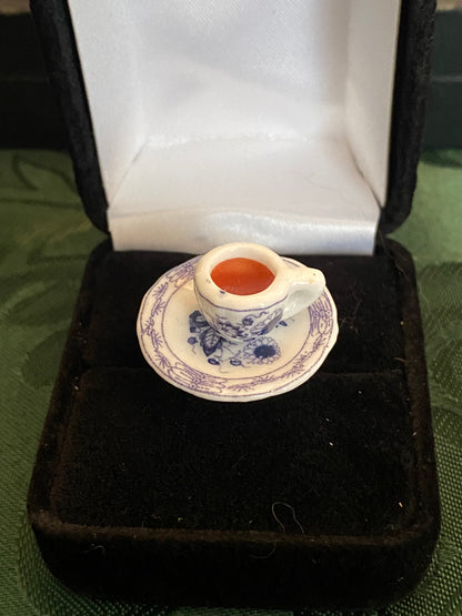 Fancy Tea Cup Ring