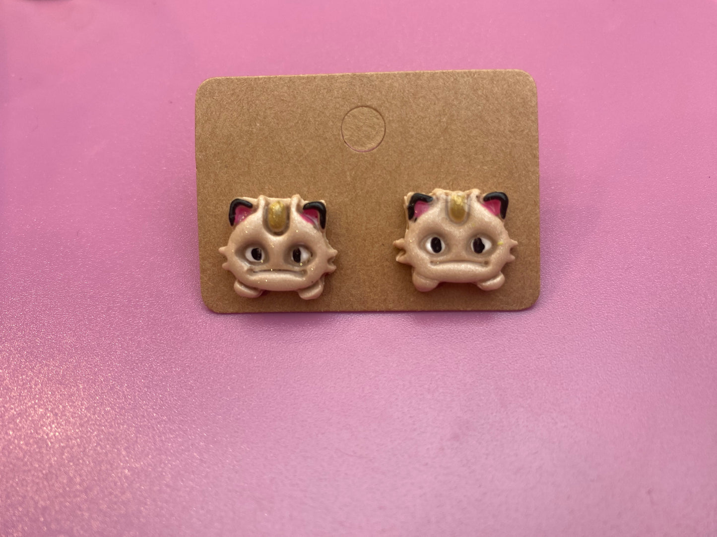 Pocket Fighter Polymer Clay Studs