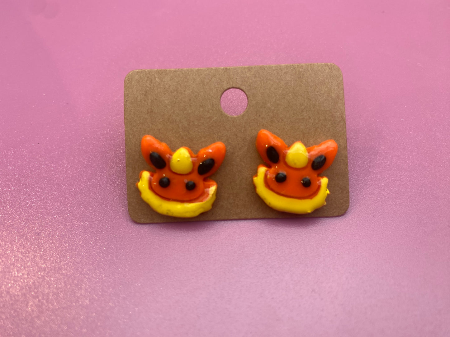 Pocket Fighter Polymer Clay Studs