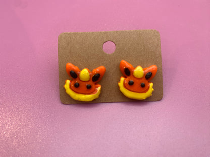 Pocket Fighter Polymer Clay Studs