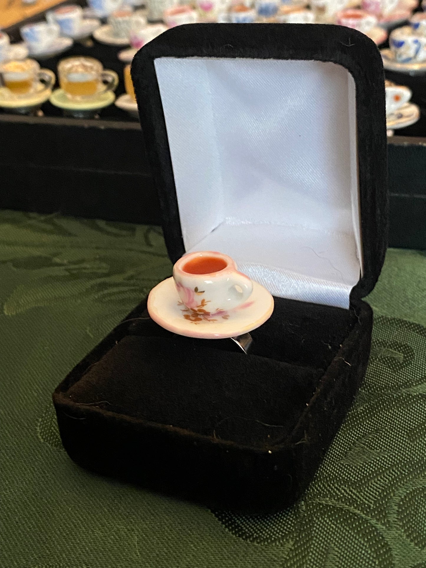 Fancy Tea Cup Ring