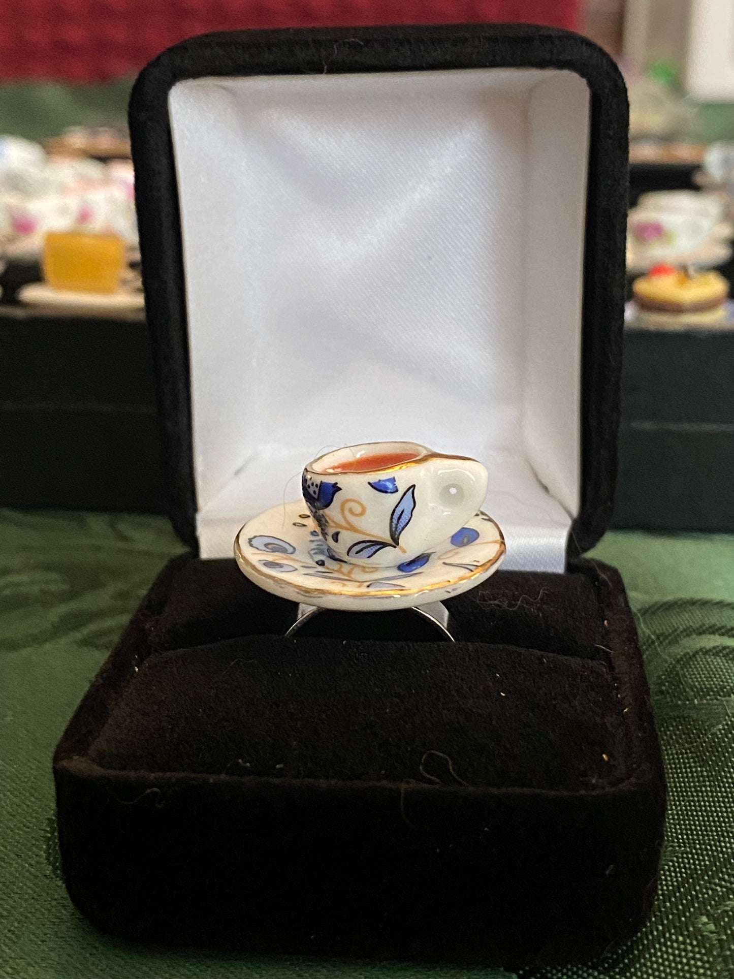 Fancy Tea Cup Ring