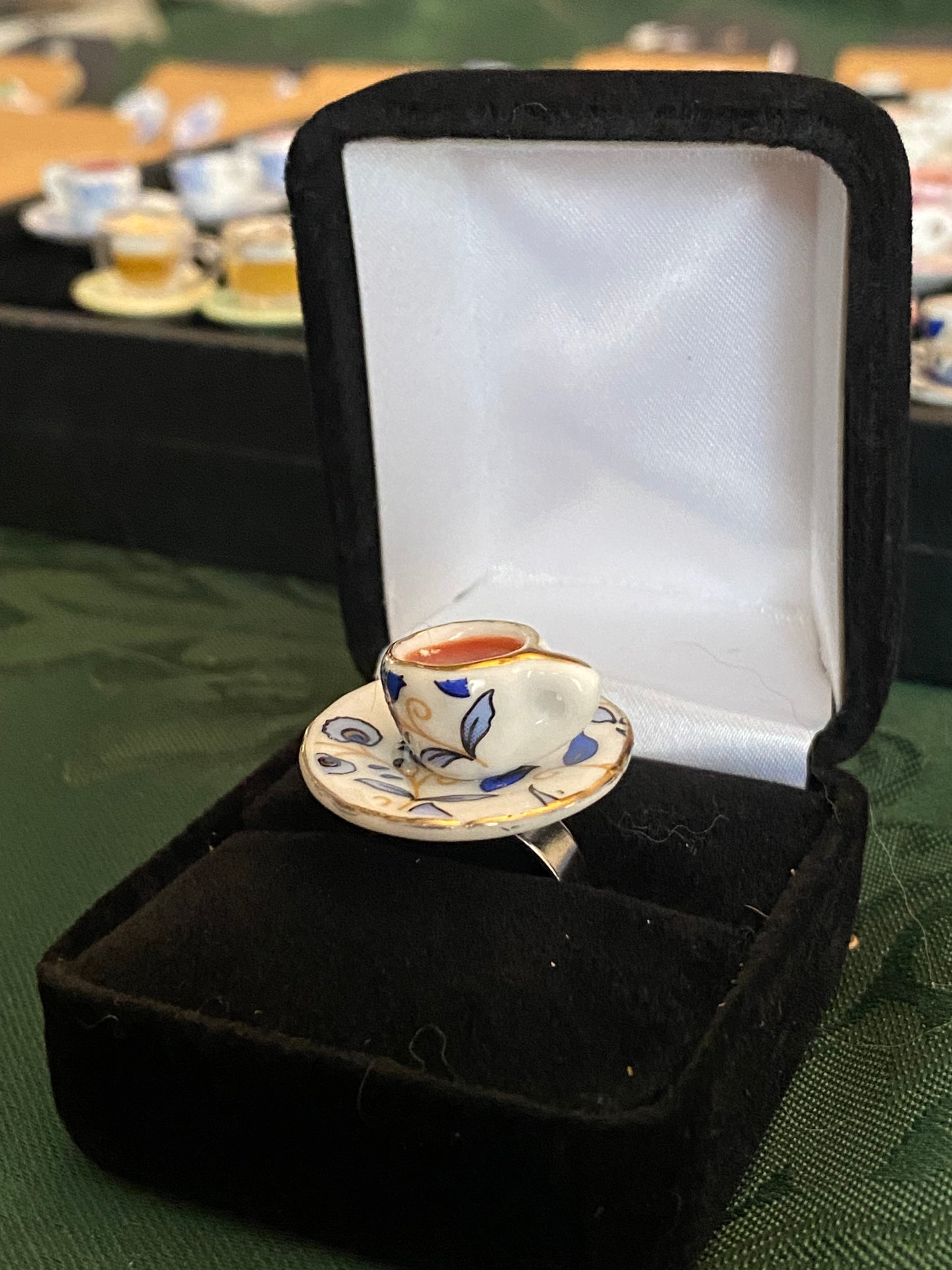 Fancy Tea Cup Ring