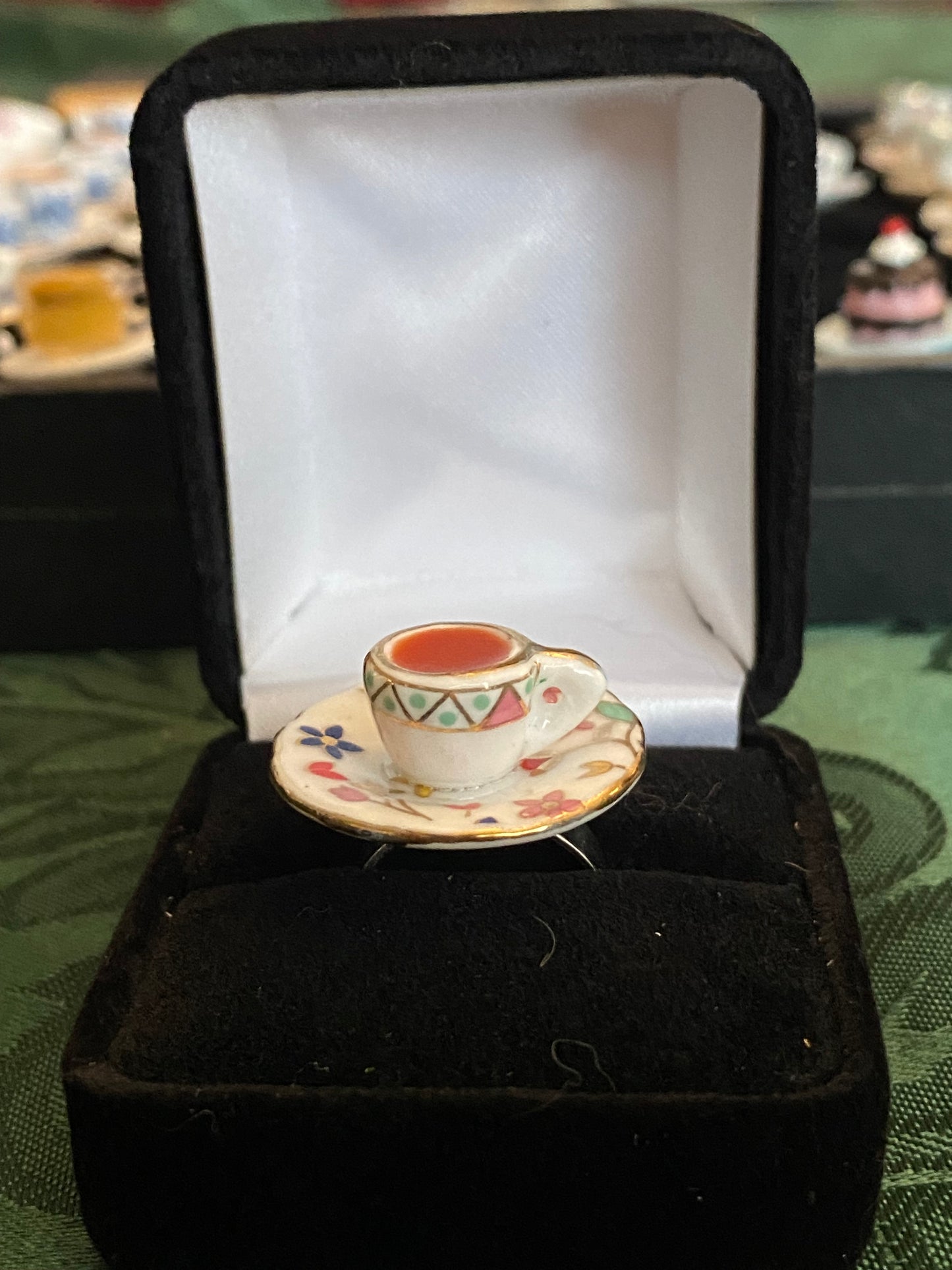 Fancy Tea Cup Ring