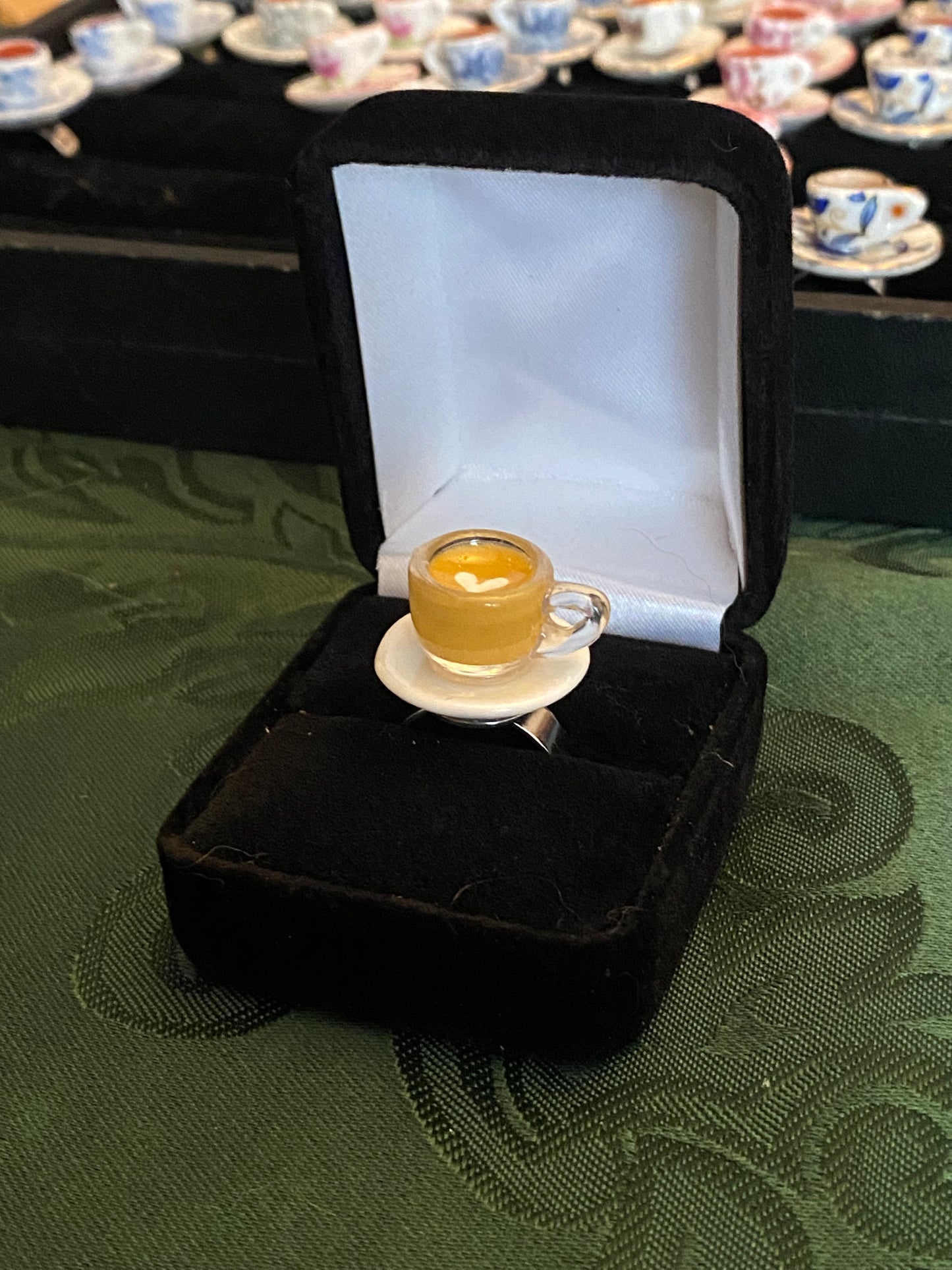 Fancy Tea Cup Ring