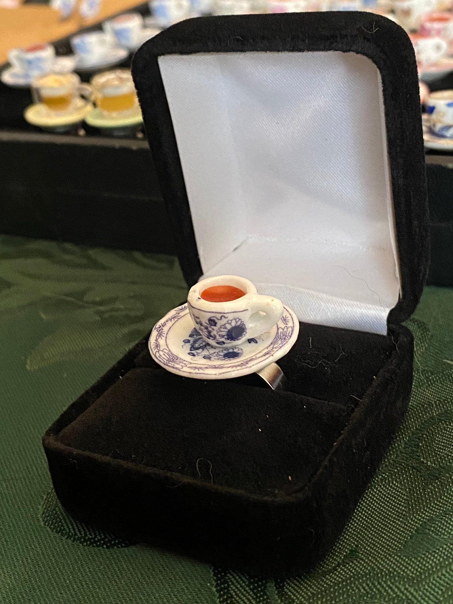 Fancy Tea Cup Ring