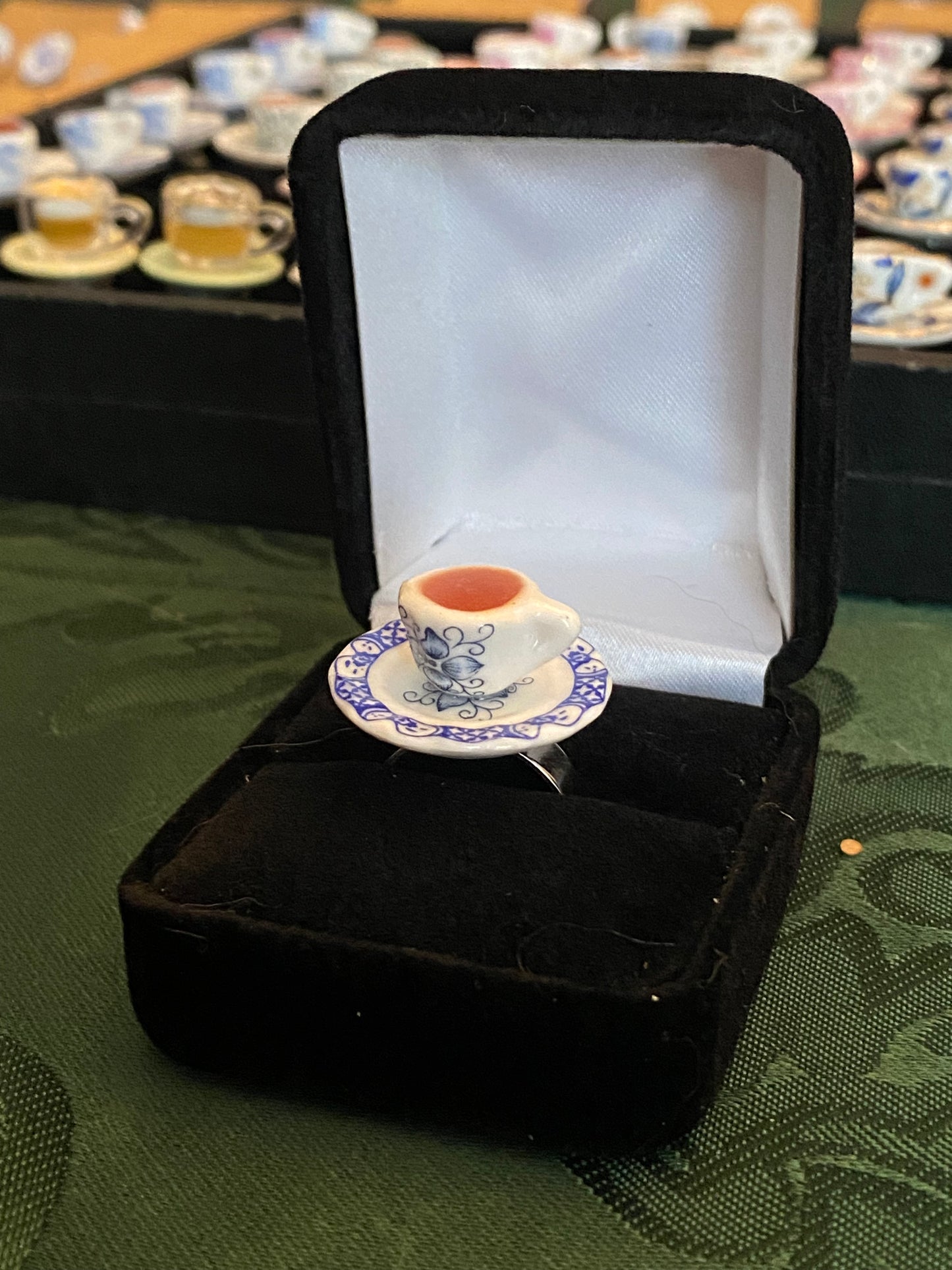 Fancy Tea Cup Ring