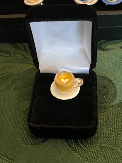 Fancy Tea Cup Ring