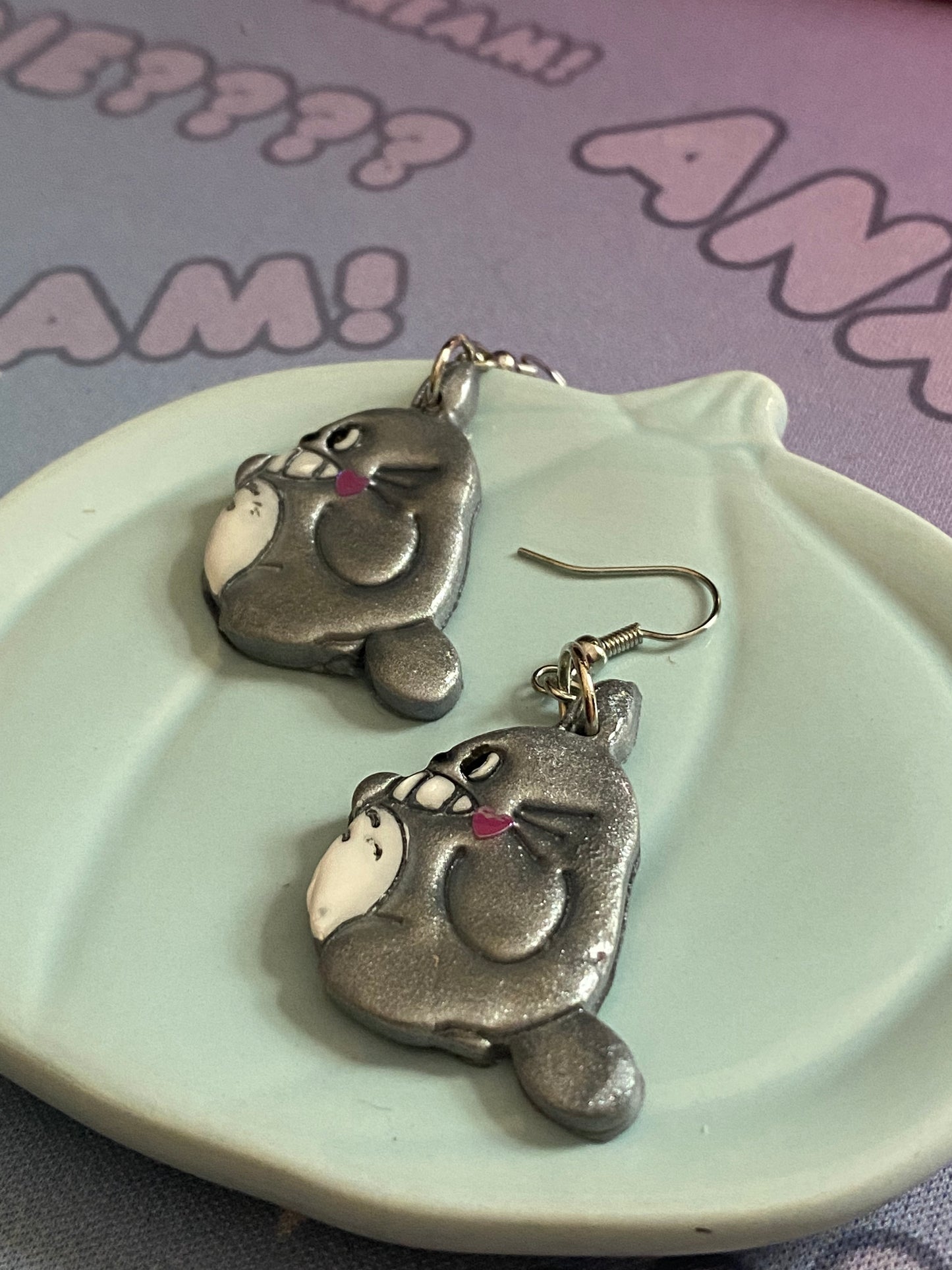 Forest Spirit Polymer Clay Earrings