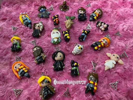 Wizards or Witch Polymer Clay Charm