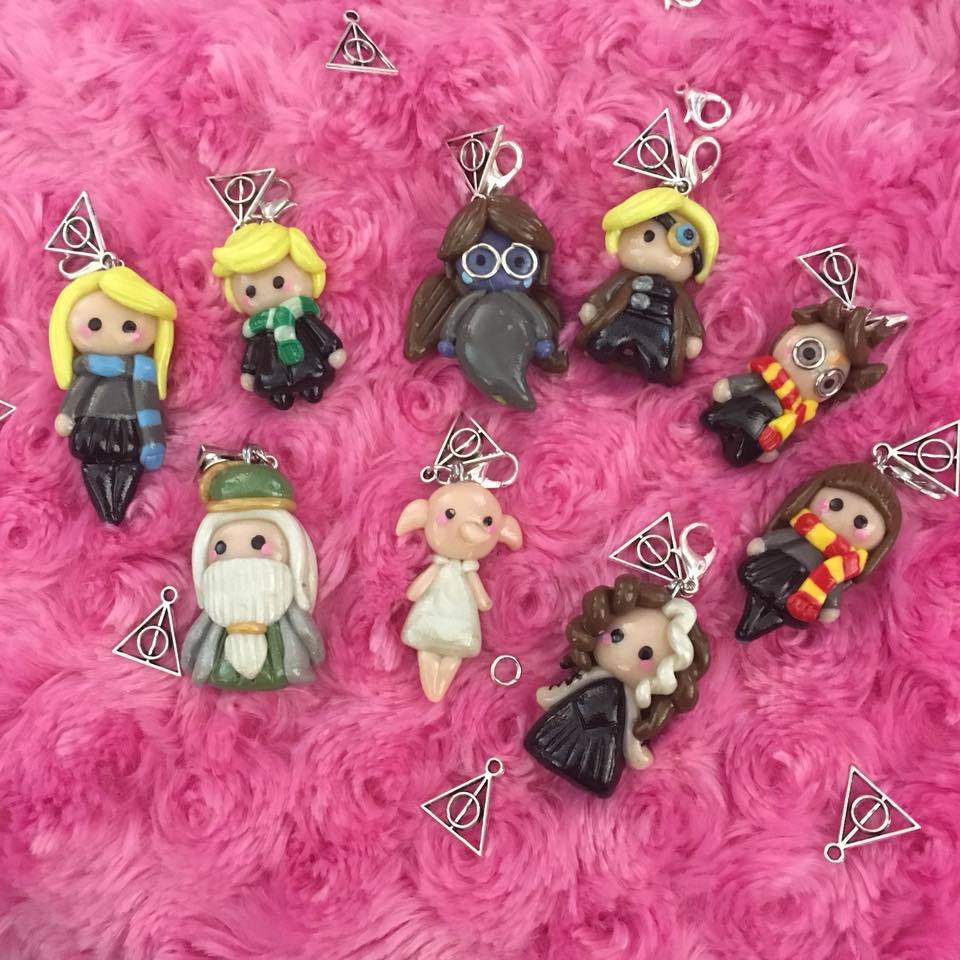 Wizards or Witch Polymer Clay Charm