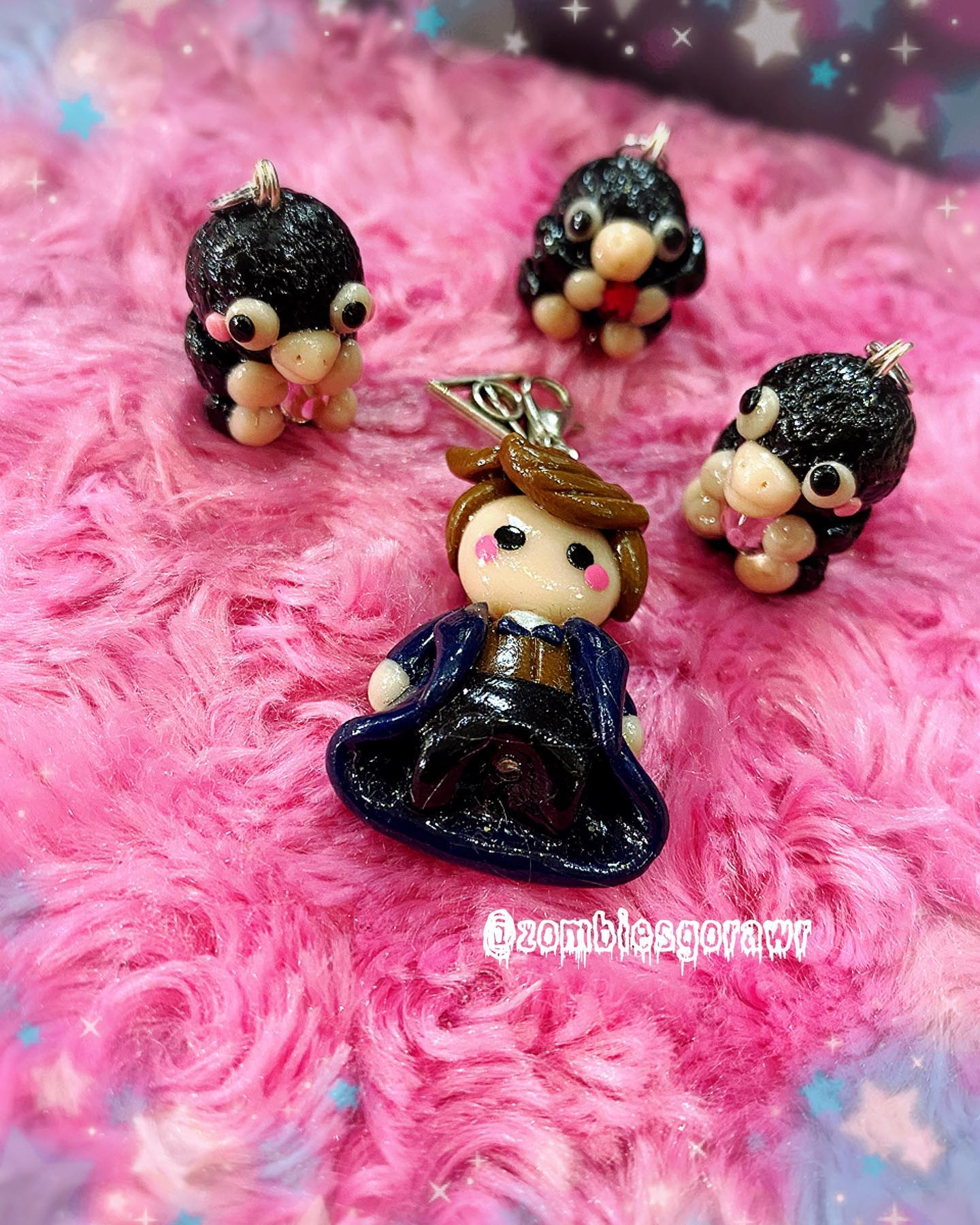 Wizards or Witch Polymer Clay Charm