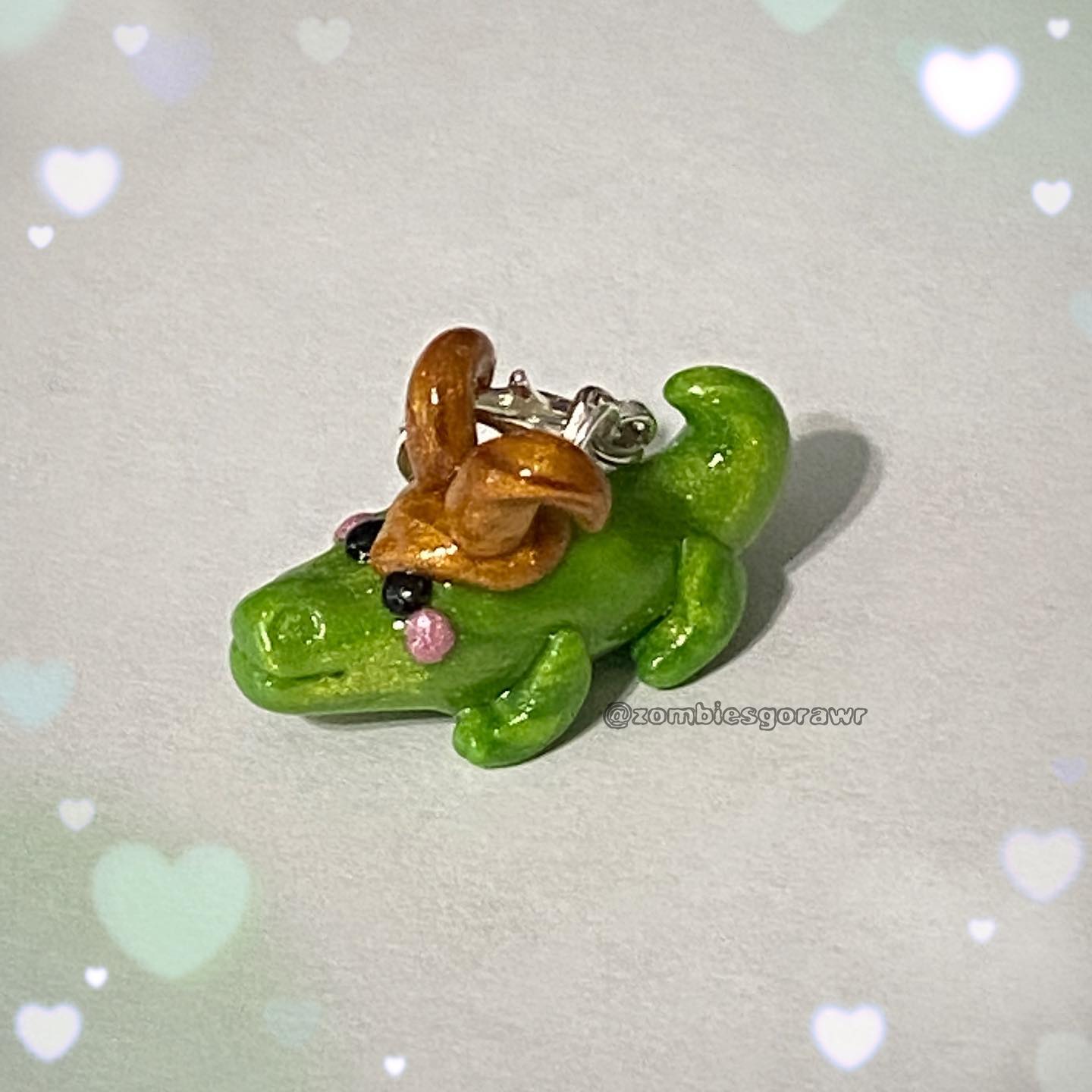 Gator Boi Polymer Clay Charm