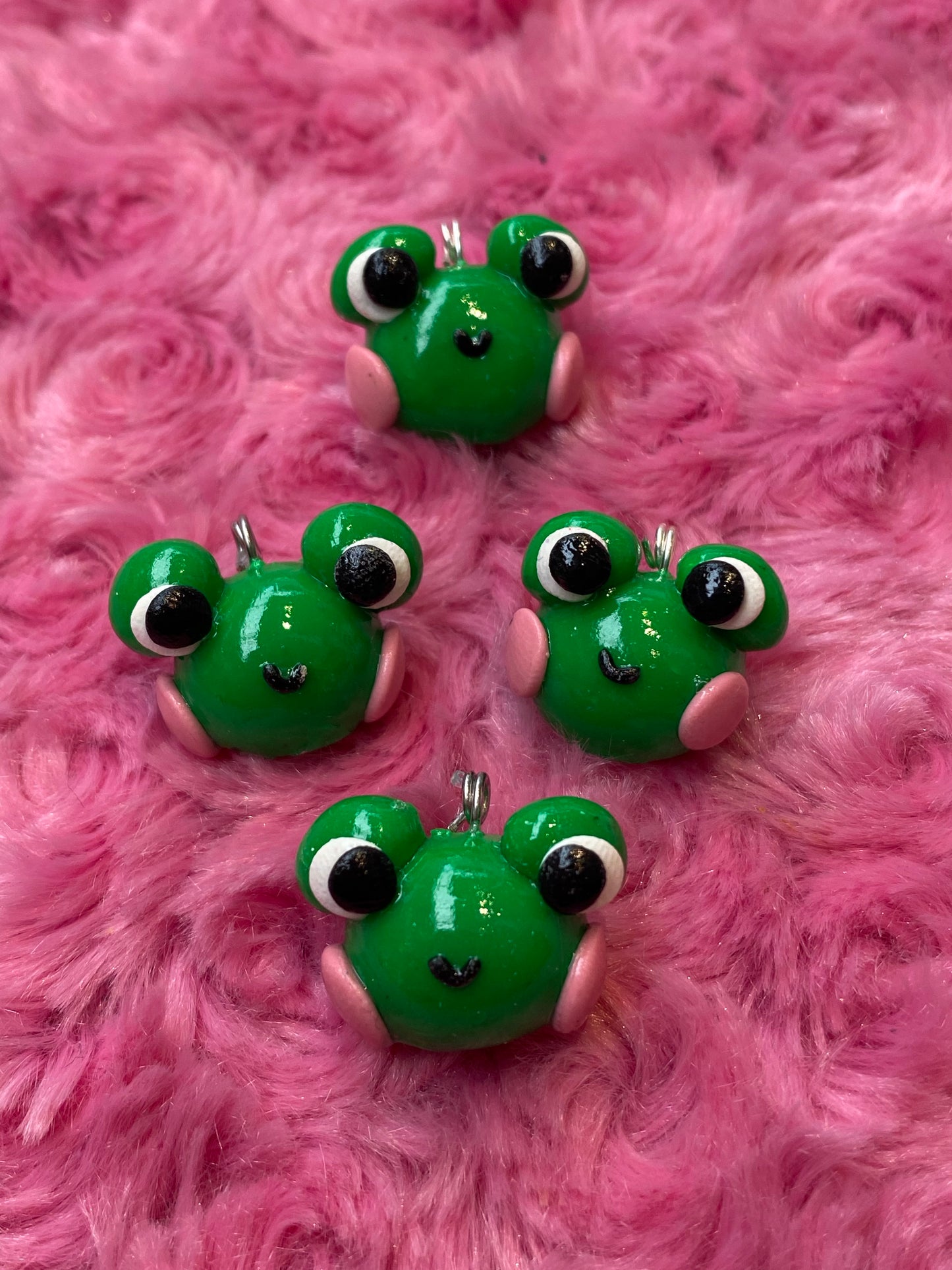 Kawaii Frog or Mushroom Charm