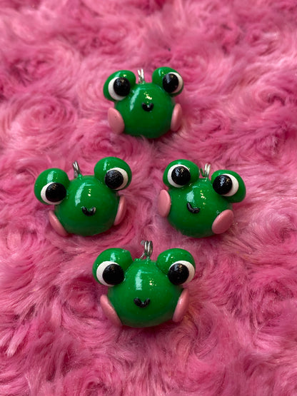 Kawaii Frog or Mushroom Charm