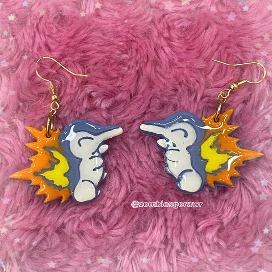 Fire Mole Earrings