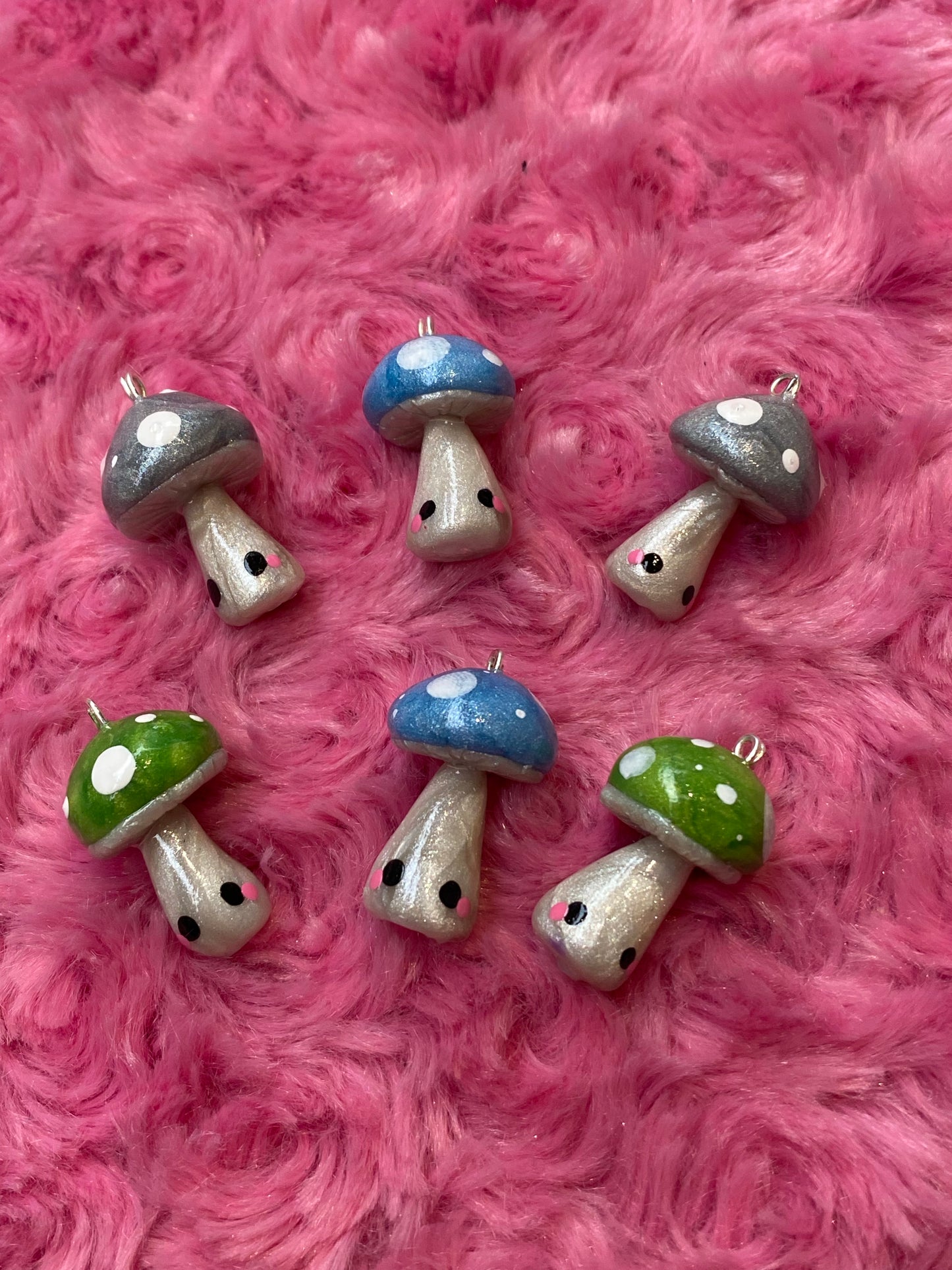 Kawaii Frog or Mushroom Charm