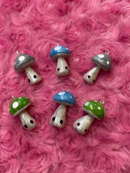 Kawaii Frog or Mushroom Charm